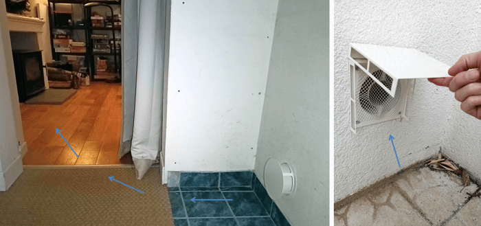 arrivée d'air indirecte poêle à bois
