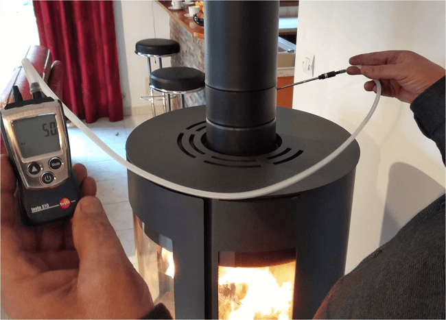 mesure tirage poêle à bois